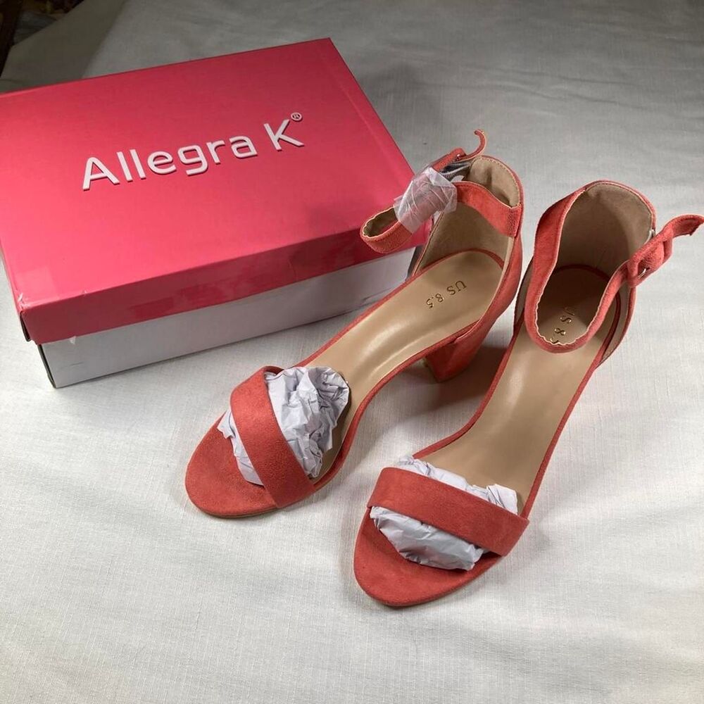 Allegra-k Women's Red and Orange Courts